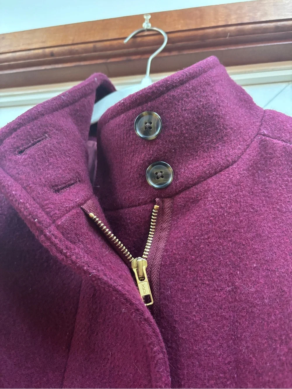 J Crew Button City Coat